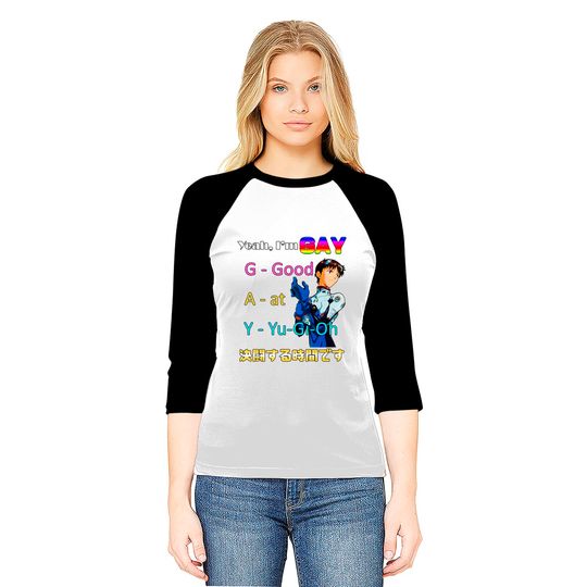 Yeah Im Gay Good at Yugioh Baseball Tees