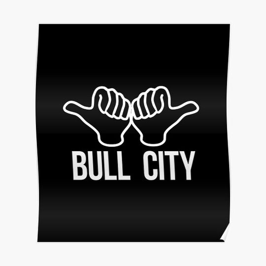 Bull City Durham Nc Premium Matte Vertical Poster