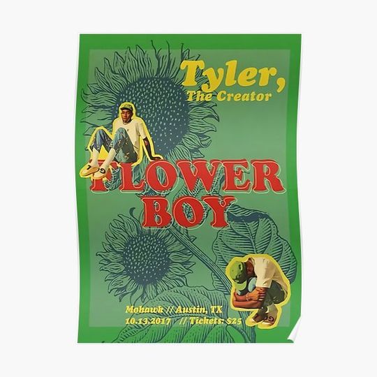 Flower Boy Album Poster Premium Matte Vertical Poster