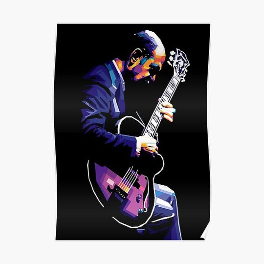 Joe Pass Premium Matte Vertical Poster