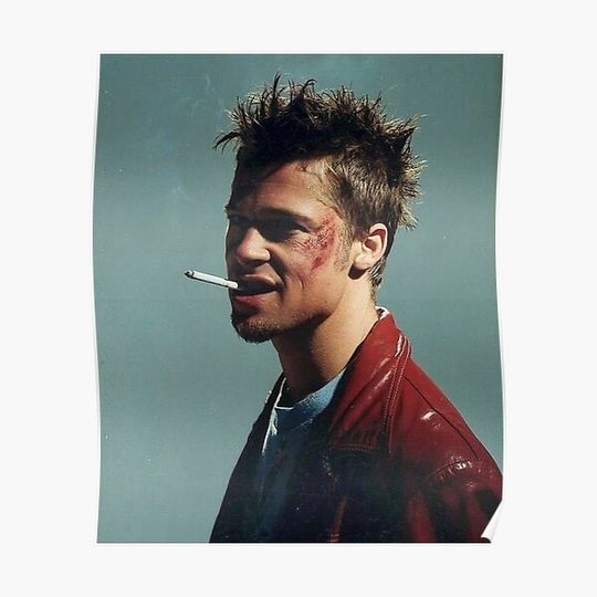 Discover Fight Club brad pitt Premium Matte Vertical Poster