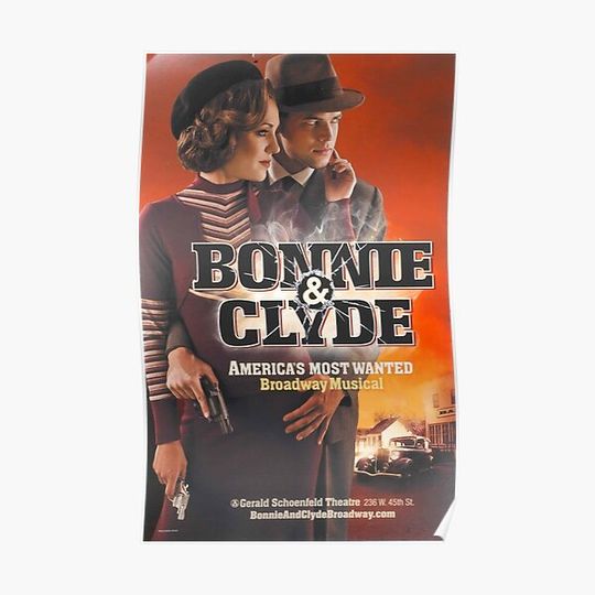 Bonnie And Clyde Broadway Premium Matte Vertical Poster