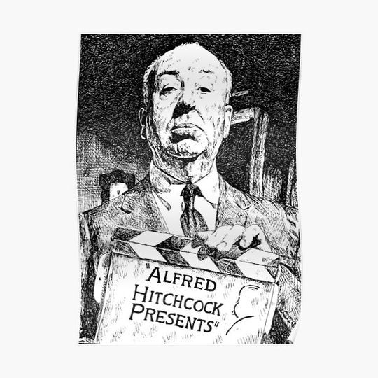 Alfred Hitchcock Presents Premium Matte Vertical Poster