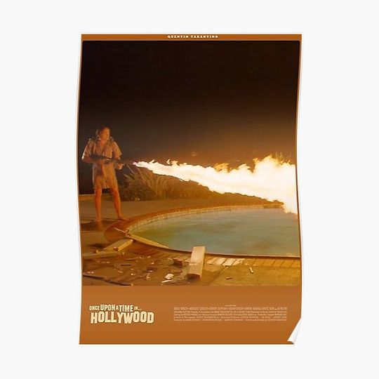 Discover Custom poster ONCE UPON A TIME IN HOLLYWOOD! Premium Matte Vertical Poster