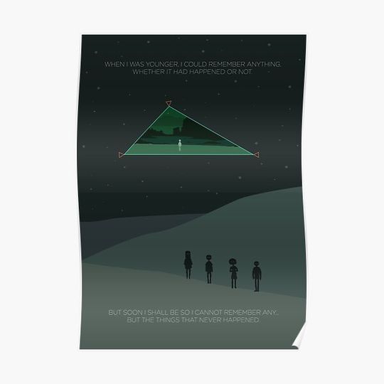 Discover Oxenfree Minimalist Quote Premium Matte Vertical Poster