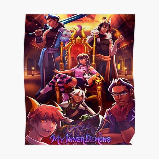 Aphmau My Inner Demons 1 Premium Matte Vertical Poster