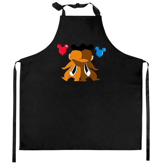 Chip And Dale Friendships   Kitchen Aprons Kitchen Aprons Kitchen Aprons , Chip And Dale Disney Couple Kitchen Aprons