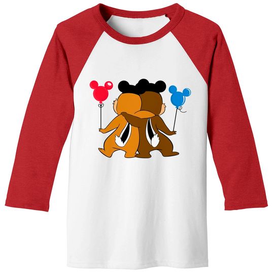 Chip And Dale Friendships   Baseball Tees Baseball Tees Baseball Tees , Chip And Dale Disney Couple Baseball Tees
