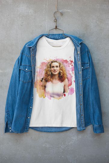 Discover Carrie Bradshaw fan art sx and the city fans Unisex Fit Tee Shirt