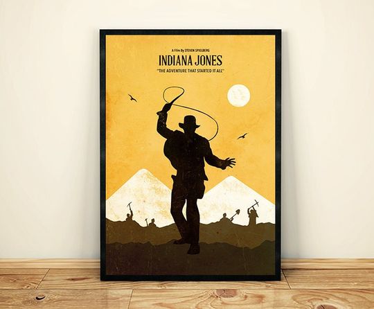 Steven Spielberg Indiana Jones Movie Poster