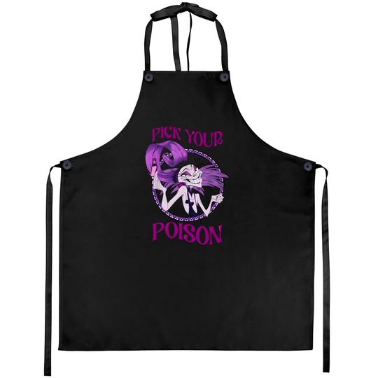 Retro Yzma Pick Your Poison Aprons / The Emperor's New Groove Disney Villains Aprons
