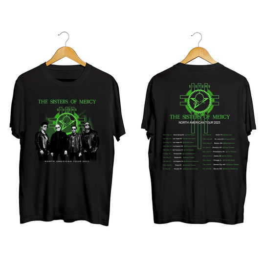 The Sisters of Mercy Shirt North American 2023 Shirts The Sisters of Mercy Tour 2023