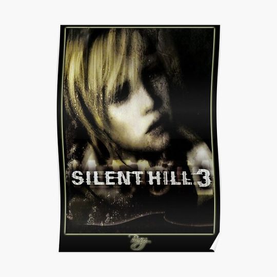 Silent Hill 3 - EU Ps2 Original Box Art (Neon) Premium Matte Vertical Poster