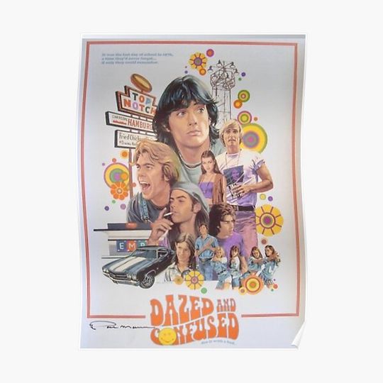 Dazed and Confused - vintage Premium Matte Vertical Poster