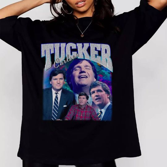 Retro 90s Tucker Carlson T-Shirt, Tucker Carlson Shirt