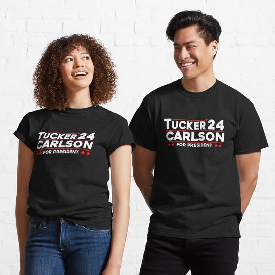 Tucker Carlson 2024 For President  Classic T-Shirt