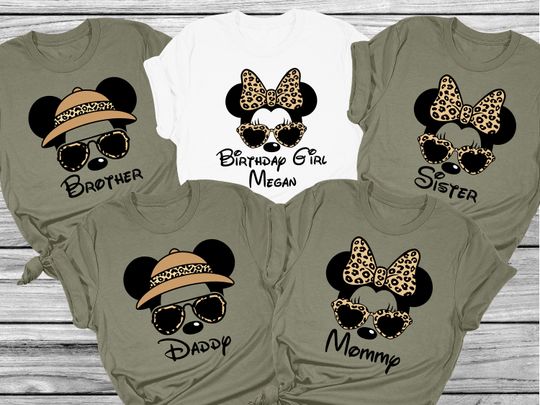 Custom Animal Kingdom Safari Shirt, Disney Trip Safari Shirt, Disney Family Vacation Shirt, Disneyworld Shirts