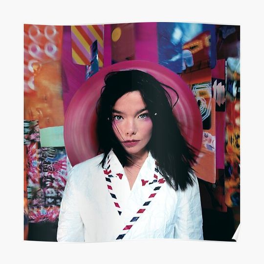 Discover Colorful Bjork Premium Matte Vertical Poster