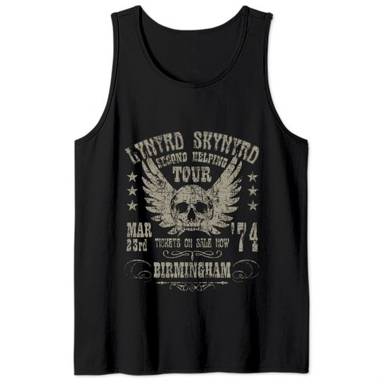 Lynyrd Skynyrd 1974 Tank Tops