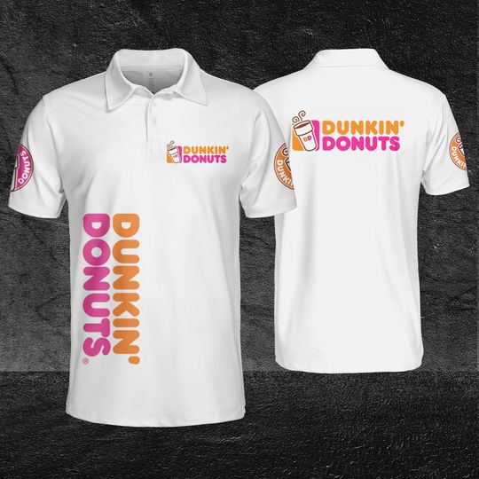 Dunkin Donuts Unisex Polo Shirt 3D