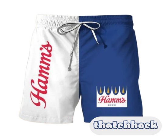 Discover Hamm's All-over Print Hawaiian Shorts
