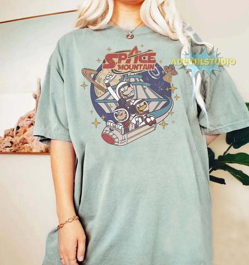 Disney Space Astronauts Shirt, 90's Space Mountain Shirt
