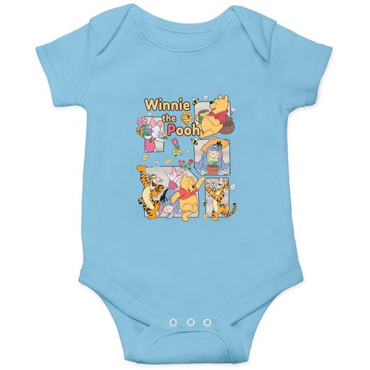Retro Winnie The Pooh Onesies, Pooh And Friends Onesies, Disney Pooh Bear Onesies