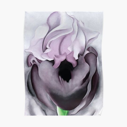 Discover Georgia O'Keeffe | Black Iris | The Metropolitan Museum of Art Premium Matte Vertical Poster