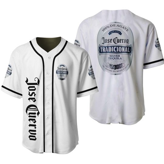 Discover JOSE CUERVO SILVER Baseball Jersey