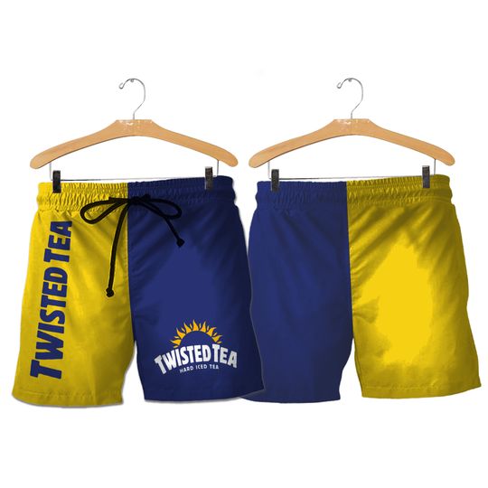 Vintage Twisted Tea Shorts Beach Shorts Summer, Hawaiian Shorts