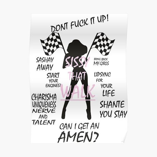 Discover Ru Paul Drag Race Premium Matte Vertical Poster