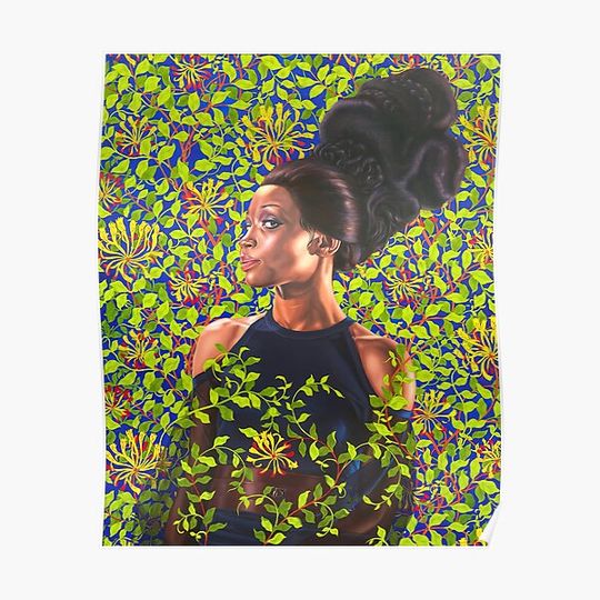 Discover Kehinde Beauty Black Girl Premium Matte Vertical Poster