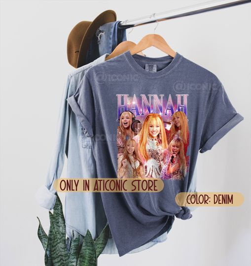 Hannah Montana Retro 90s Shirt | Hannah Montana Fan Tees | Hannah Montana American Sitcom
