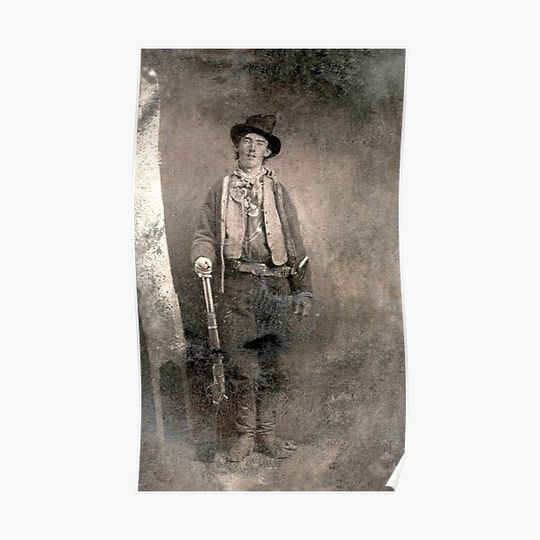 Billy The Kid Outlaw Premium Matte Vertical Poster
