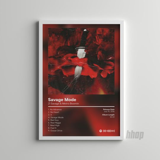 21 Savage & Metro Boomin - Savage Mode - Album Poster