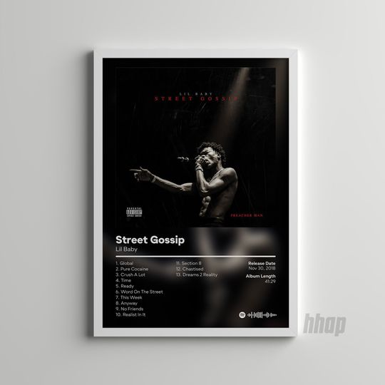 Lil Baby - Street Gossip - Album Poster