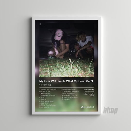 Suicideboys - My Liver Will Handle What My Heart Can't - Album Poster