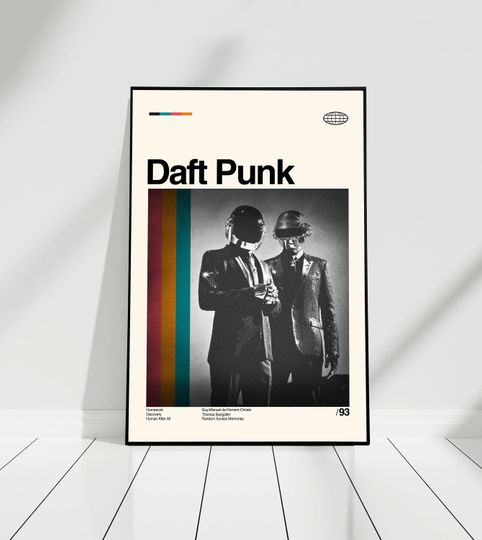 Daft Punk Poster - Music Album - Daft Punk Concert