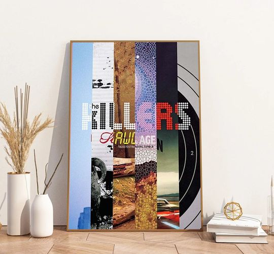 The Killers Poster, The Killers Band, Rock Band Poster