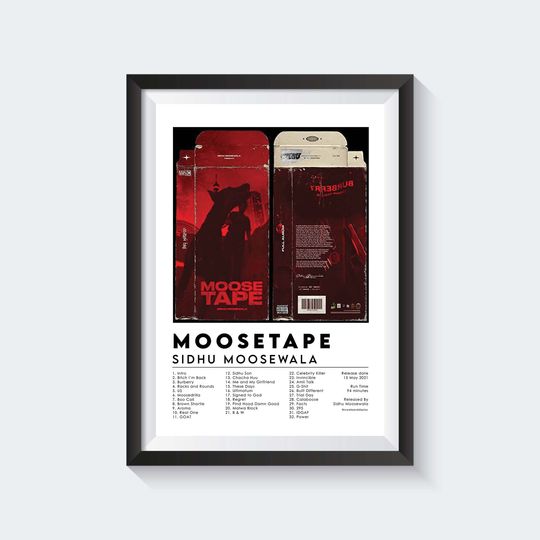 Discover Sidhu Moosewala Moosetape Album Poster