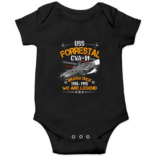 Discover USS Forrestal CVA 59 Onesies