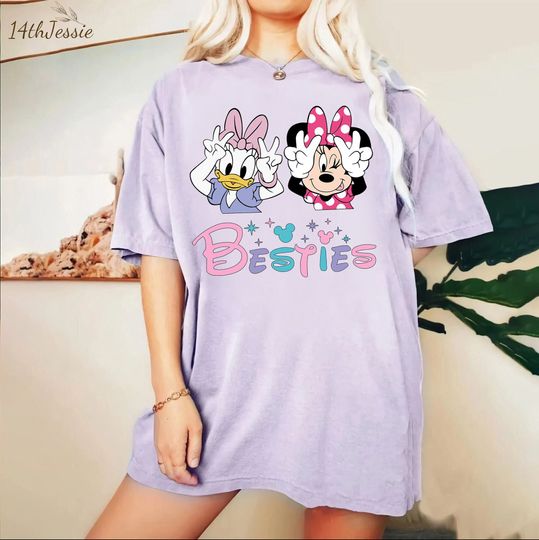 Minnie and Daisy Besties Shirt, Disney Girls Trip Shirts, Disney Friends Shirt, Disney Trip Shirt