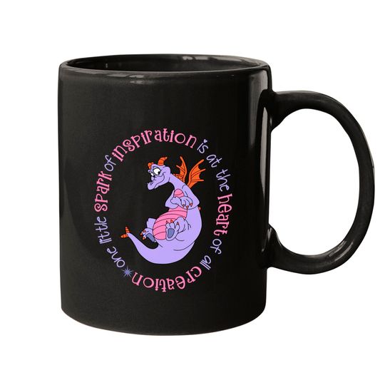Figment Mugs, Cute Colorful Disney Mugs, Disney Mugs, Disney World Mugs