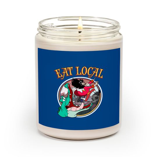 Retro Disney Peter Pan Tick-Tock The Crocodile Captain Hook Eat Local Scented Candles