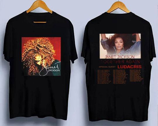 Janet Both Sides Shirt, Janet Jackson TogetherAgain Tour 2023 Shirt