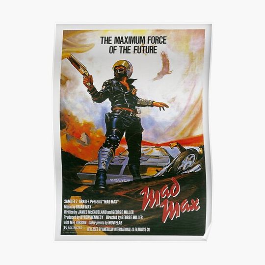 Mad Max Original vintage Premium Matte Vertical Poster