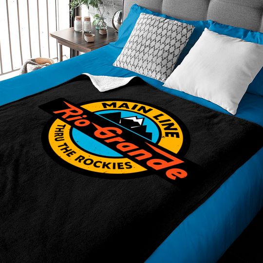 Denver and Rio Grande Western Railroad - Railroad - Baby Blankets