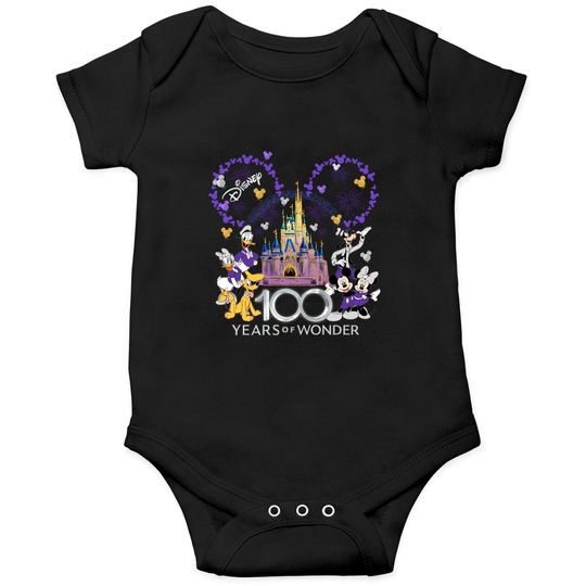 Disney 100 Years Of Wonder Onesies, Disney 100th Anniversary Onesies
