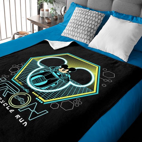 Disney Tron Lightcylce Run Ride Baby Blankets, Mickey Tron Bike, Disney Trip