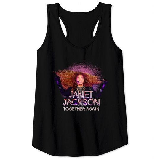 Janet Jackson Together Again Tour 2023 Tank Tops, Janet Jackson Tank Tops for Fan